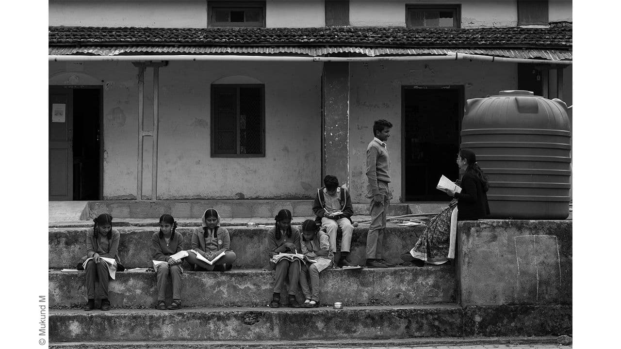 “A Day in School” by Mukund  M